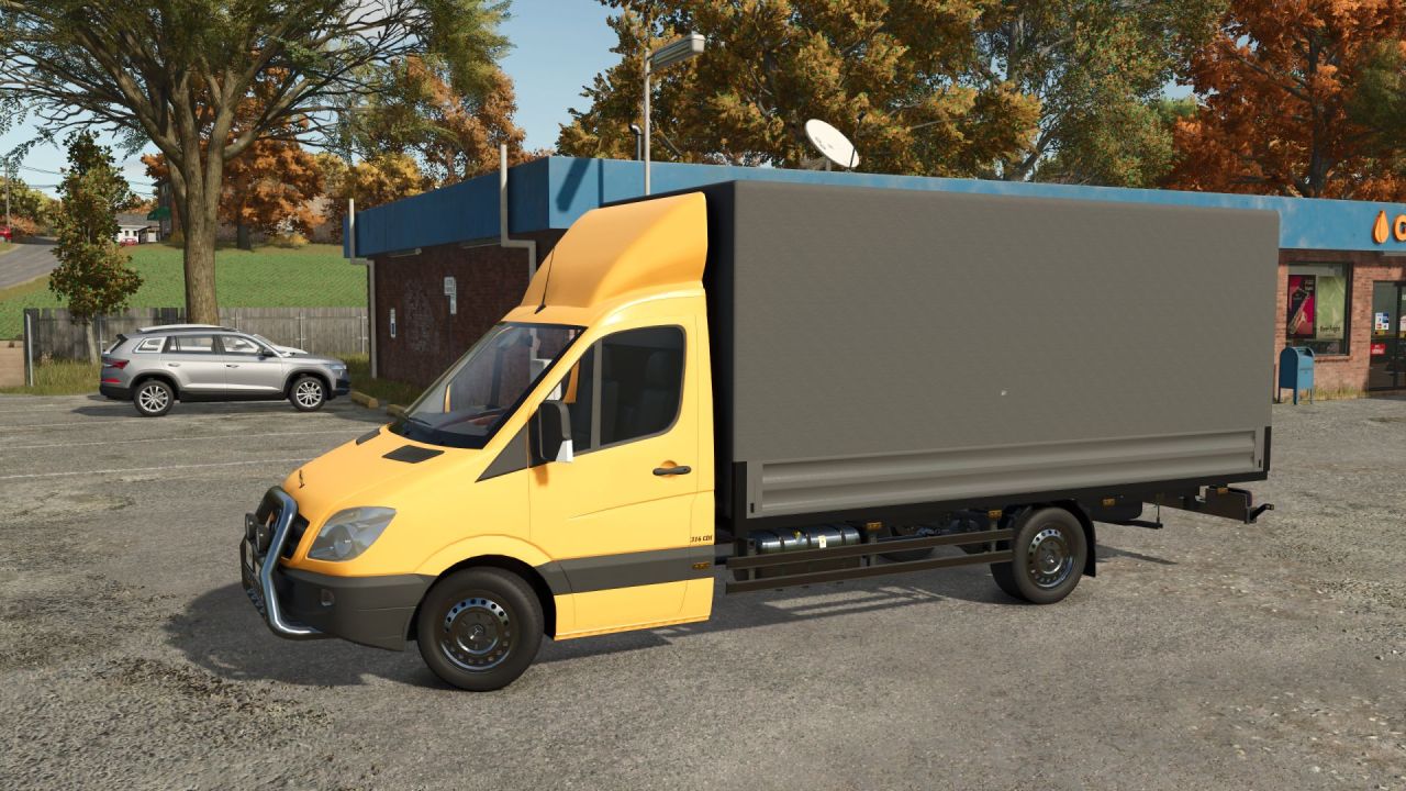 Schneller Mercedes-Benz Sprinter Van für Farming Simulator 25 — 180 km/h und Tuning