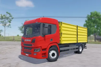 Leistungsstarker Getreide-Lkw Scania P220/360-7L/9L für Farming Simulator 25 — 1