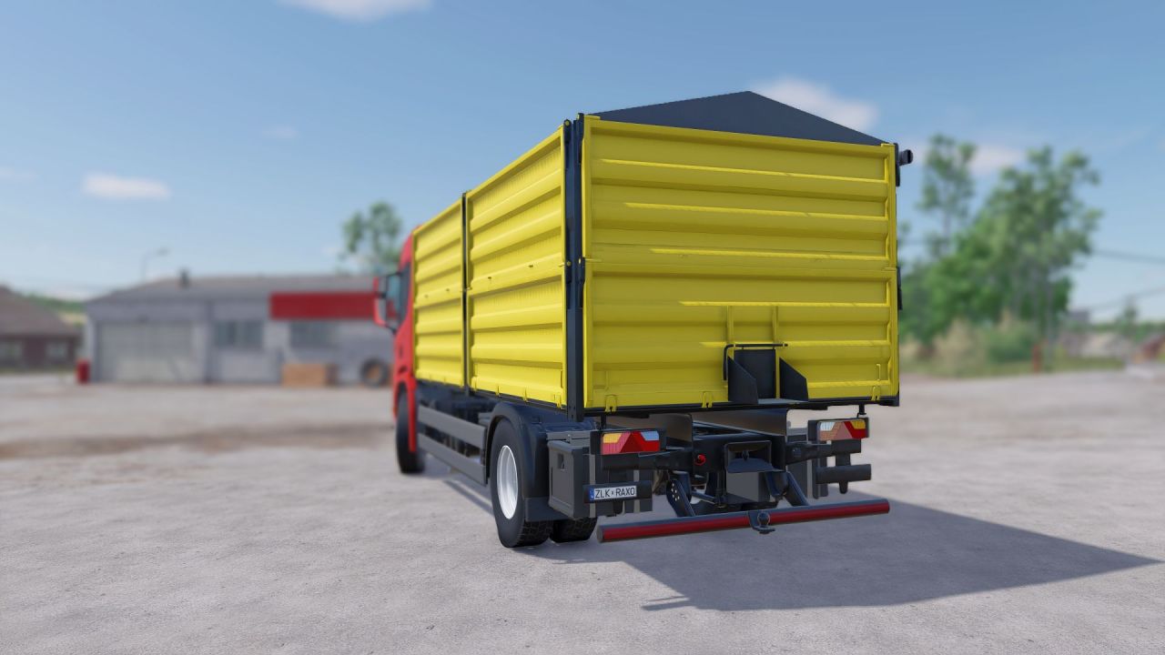 Leistungsstarker Getreide-Lkw Scania P220/360-7L/9L für Farming Simulator 25 - Screenshots