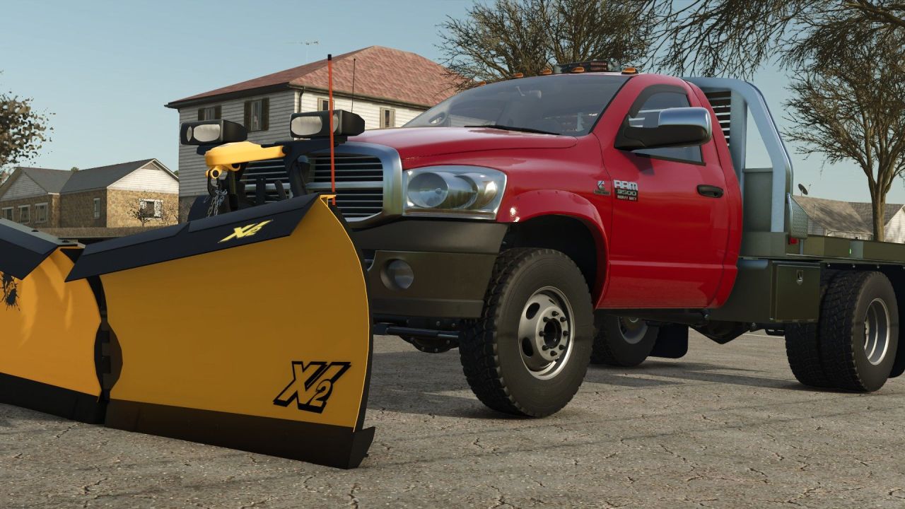 2006 Dodge Ram 3500/5500 Single Cab Flatbed для Farming Simulator 25