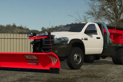 2006 Dodge Ram 3500/5500 Single Cab Flatbed для Farming Simulator 25 — 6