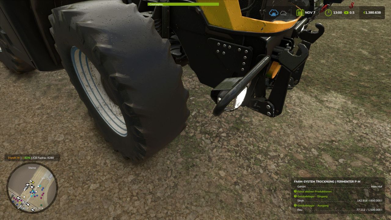 Real Physics Tire Wear для Farming Simulator 25