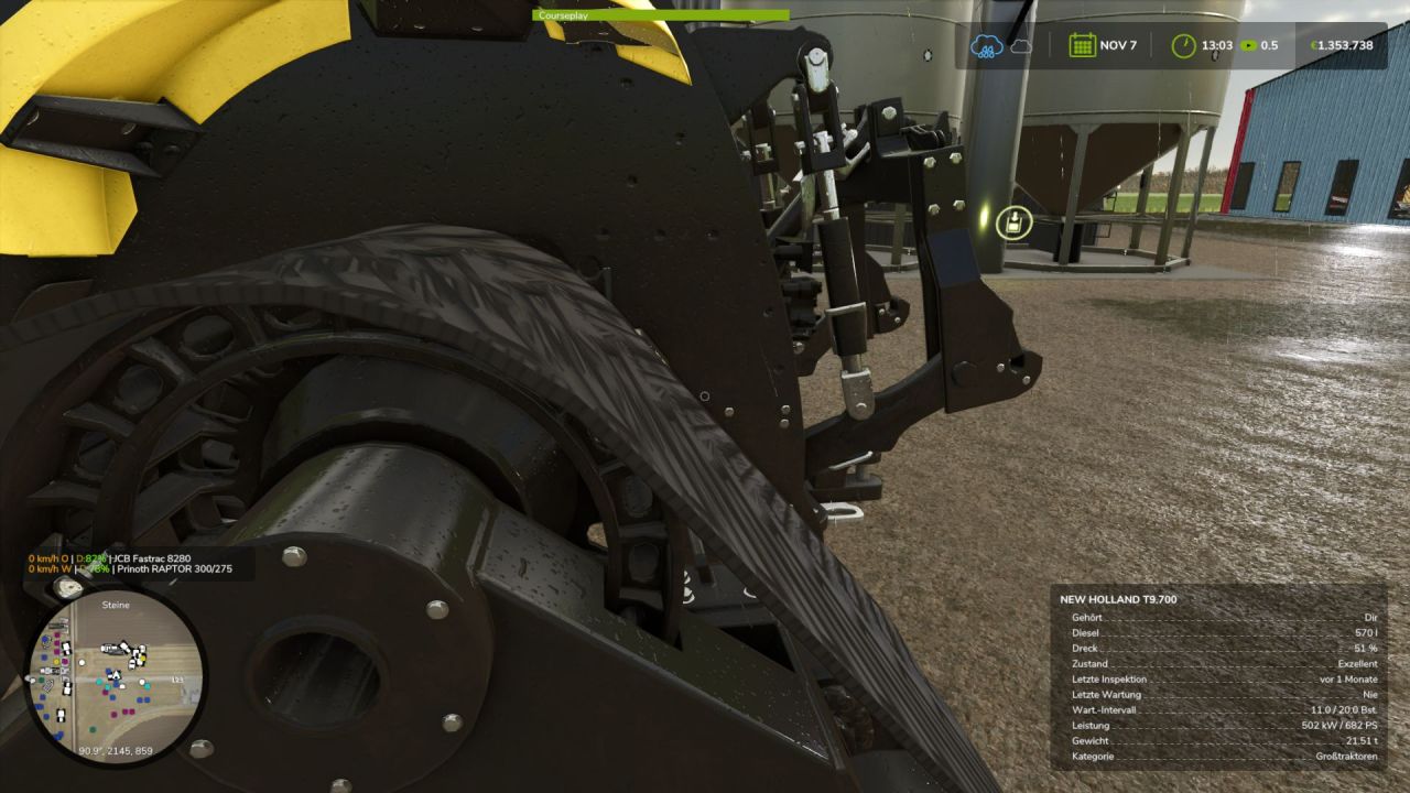 Real Physics Tire Wear для Farming Simulator 25