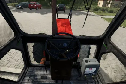 Effizienter Forsttraktor UTB 1010 Forestry mit Schaufel und fester Kamera für FS25 — 3