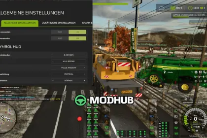 HUD зі значками освітлення v1.2.2.3 для FS25