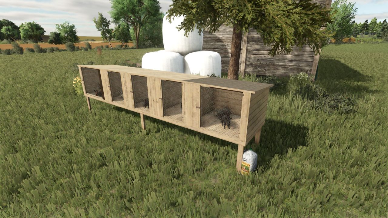 Milí Rabbits (Królik) do Farming Simulator 25 — Dekor i Generator Dochodu