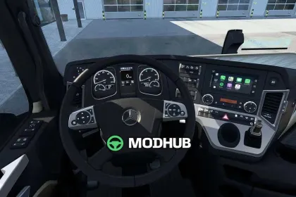 Przeróbka kabiny New Actros MP4 v1.2.4 do ETS2 — 3
