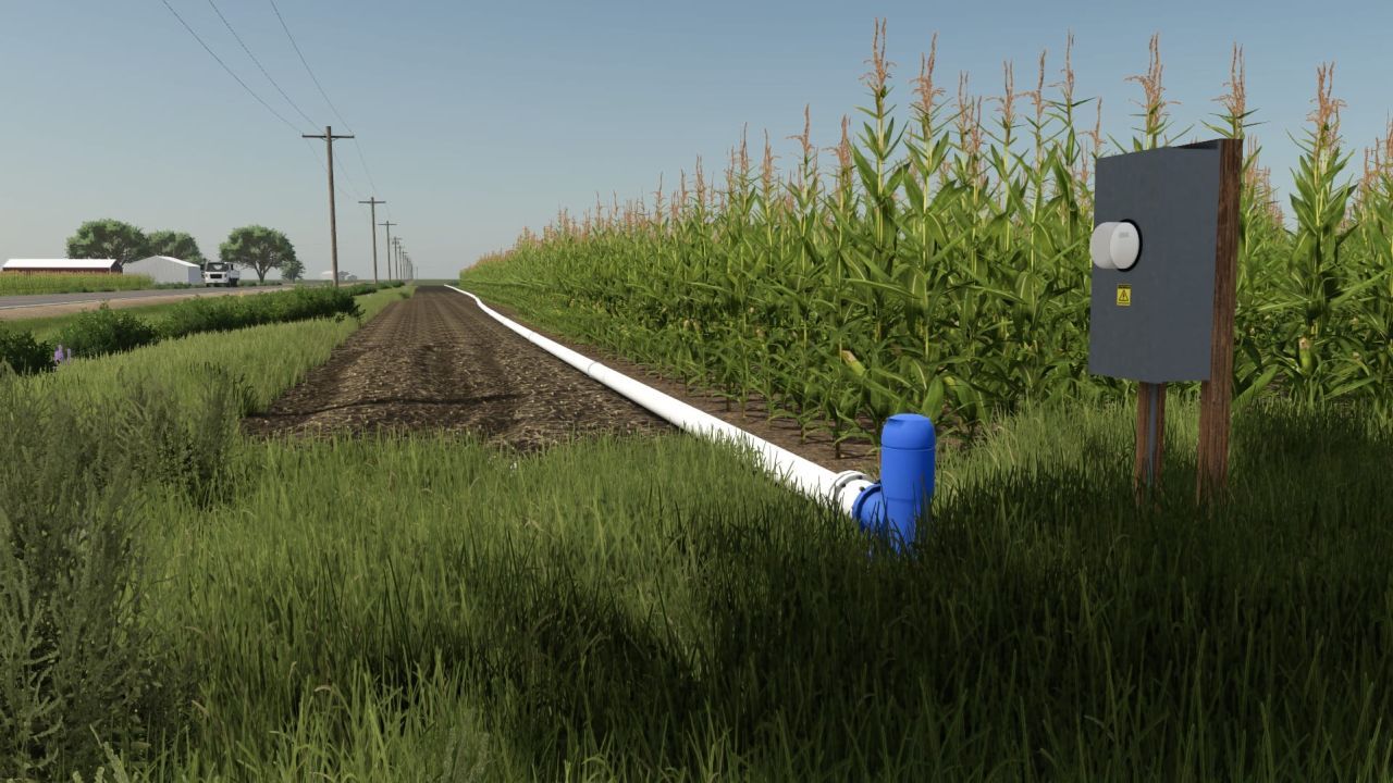 Realistische Karte Denman, NE 1x für Farming Simulator 25 — Flussfelder und echte Atmosphäre von Nebraska