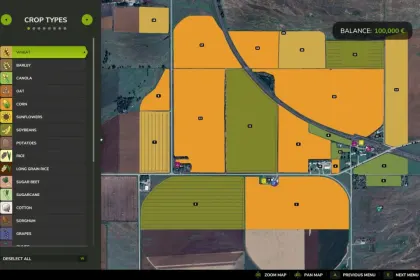 Realistische Karte Denman, NE 1x für Farming Simulator 25 — Flussfelder und echte Atmosphäre von Nebraska — 3