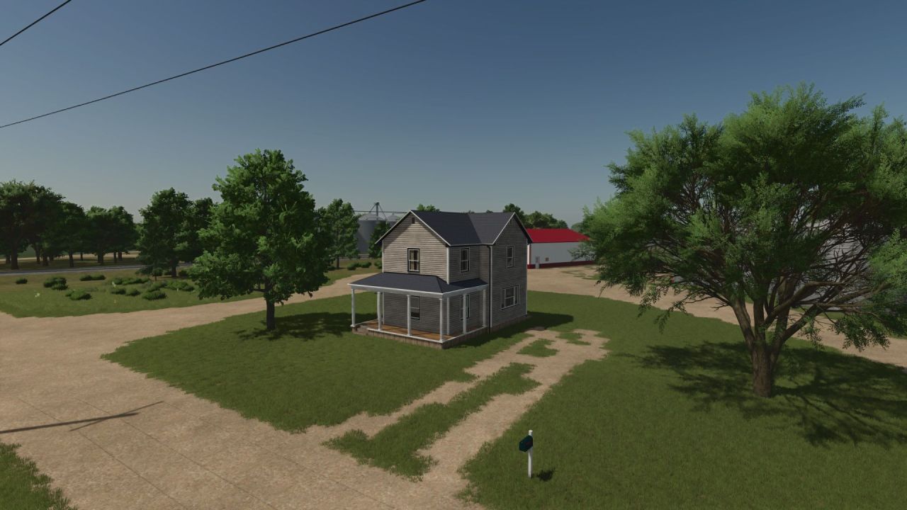 Realistische Karte Denman, NE 1x für Farming Simulator 25 — Flussfelder und echte Atmosphäre von Nebraska