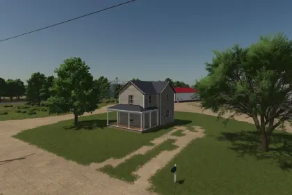 Realistische Karte Denman, NE 1x für Farming Simulator 25 — Flussfelder und echte Atmosphäre von Nebraska — 4