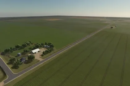 Realistische Karte Denman, NE 1x für Farming Simulator 25 — Flussfelder und echte Atmosphäre von Nebraska — 5