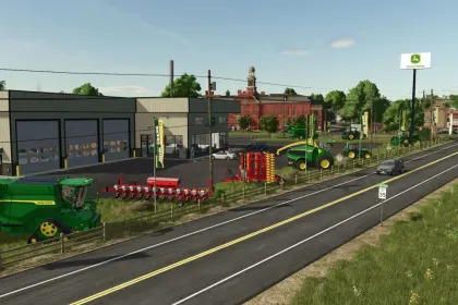 Realistische Karte Denman, NE 1x für Farming Simulator 25 — Flussfelder und echte Atmosphäre von Nebraska — 7