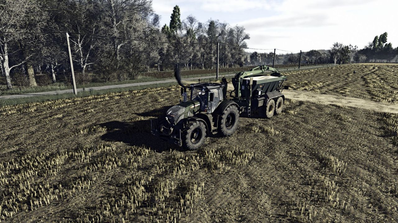 Effizienter Streuer Streumaster FW 212 TD Profi GE mit erweiterter Breite von 42 m für FS25