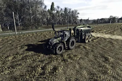 Effizienter Streuer Streumaster FW 212 TD Profi GE mit erweiterter Breite von 42 m für FS25 — 2