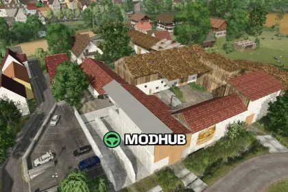 Мапа Geistal V1.5 для FS25 — 3
