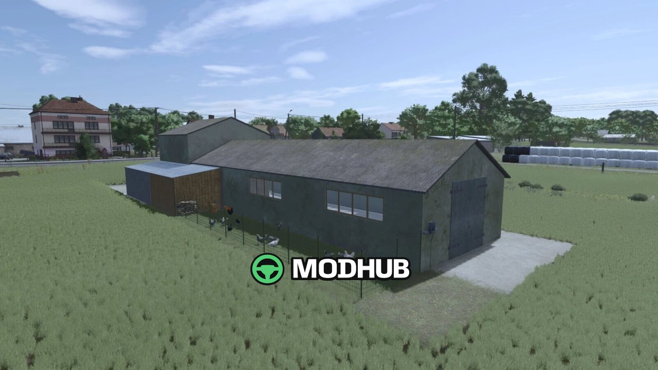 Hall And Garage v1.0 for FS25