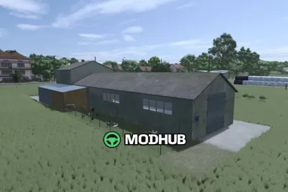 Hall And Garage v1.0 for FS25 — 2