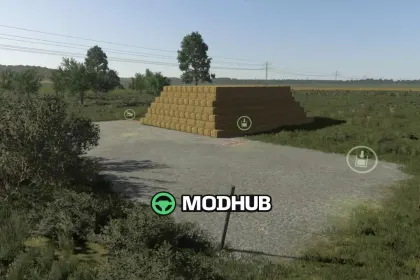 Storage For Small Square Bales v1.0 for FS25 — 2