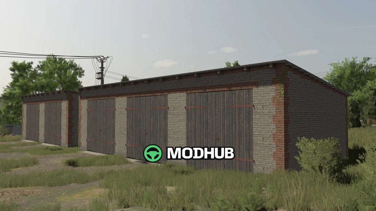 Polish Garages v1.0 for FS25