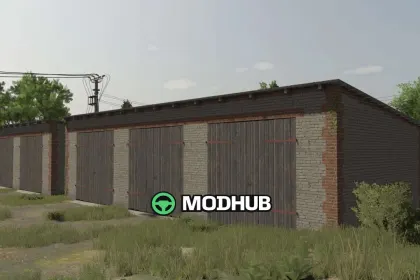 Polish Garages v1.0 for FS25 — 3