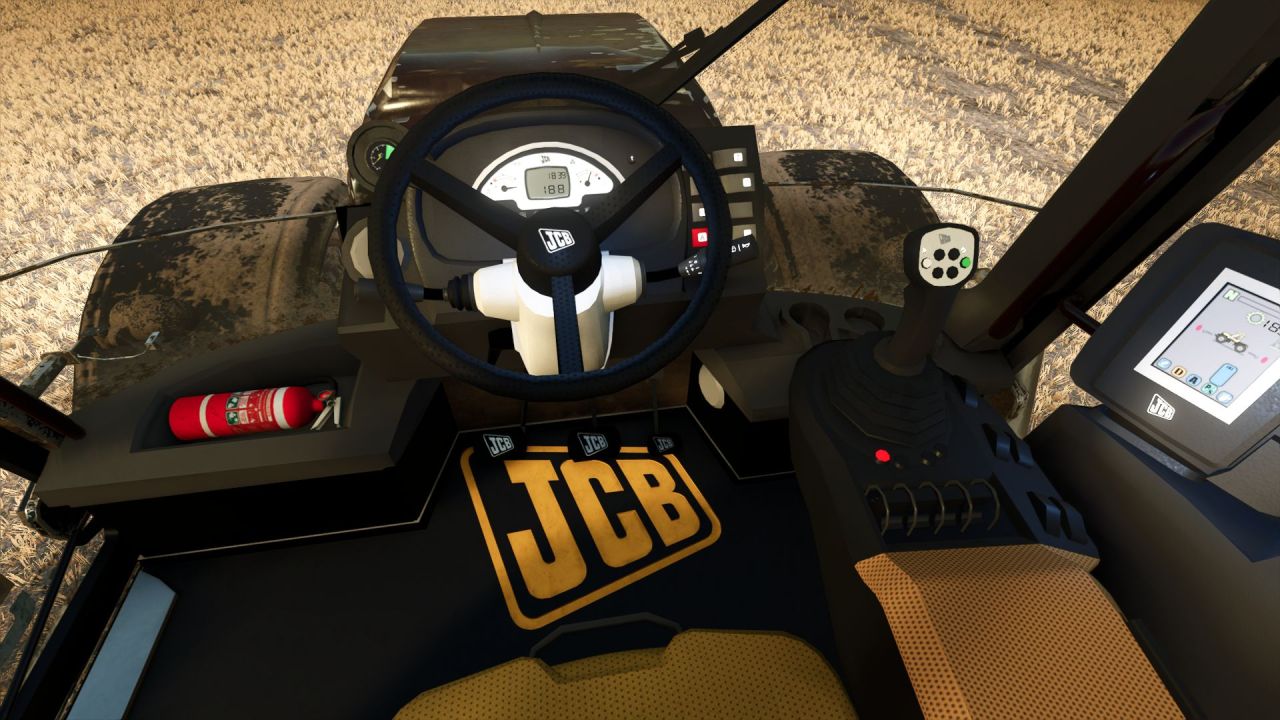 Leistungsstarker Traktor JCB Fastrac 3200 Xtra — Schnell 70 km/h und 600 PS für Farming Simulator 25