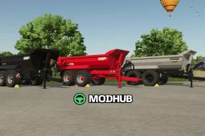 Напівпричіп Krampe HP20 v1.0 для FS25