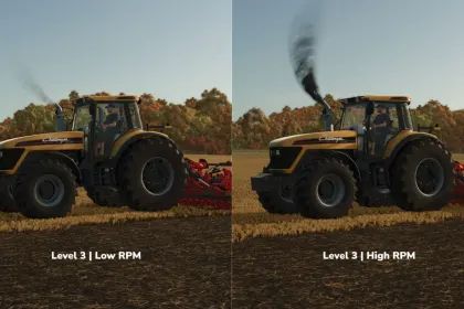 Конфігурації кольору вихлопу для Farming Simulator 25