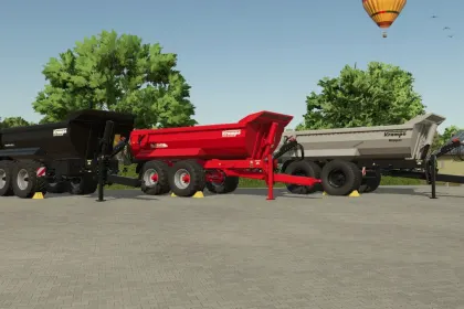 Напівпричіп Krampe HP20 для Farming Simulator 25