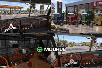 Truck KENWORTH K100 v8.0 1.60-1.61.X for ATS — 3
