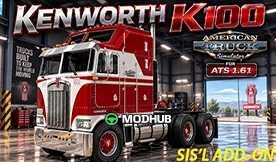Truck KENWORTH K100 v8.0 1.60-1.61.X for ATS