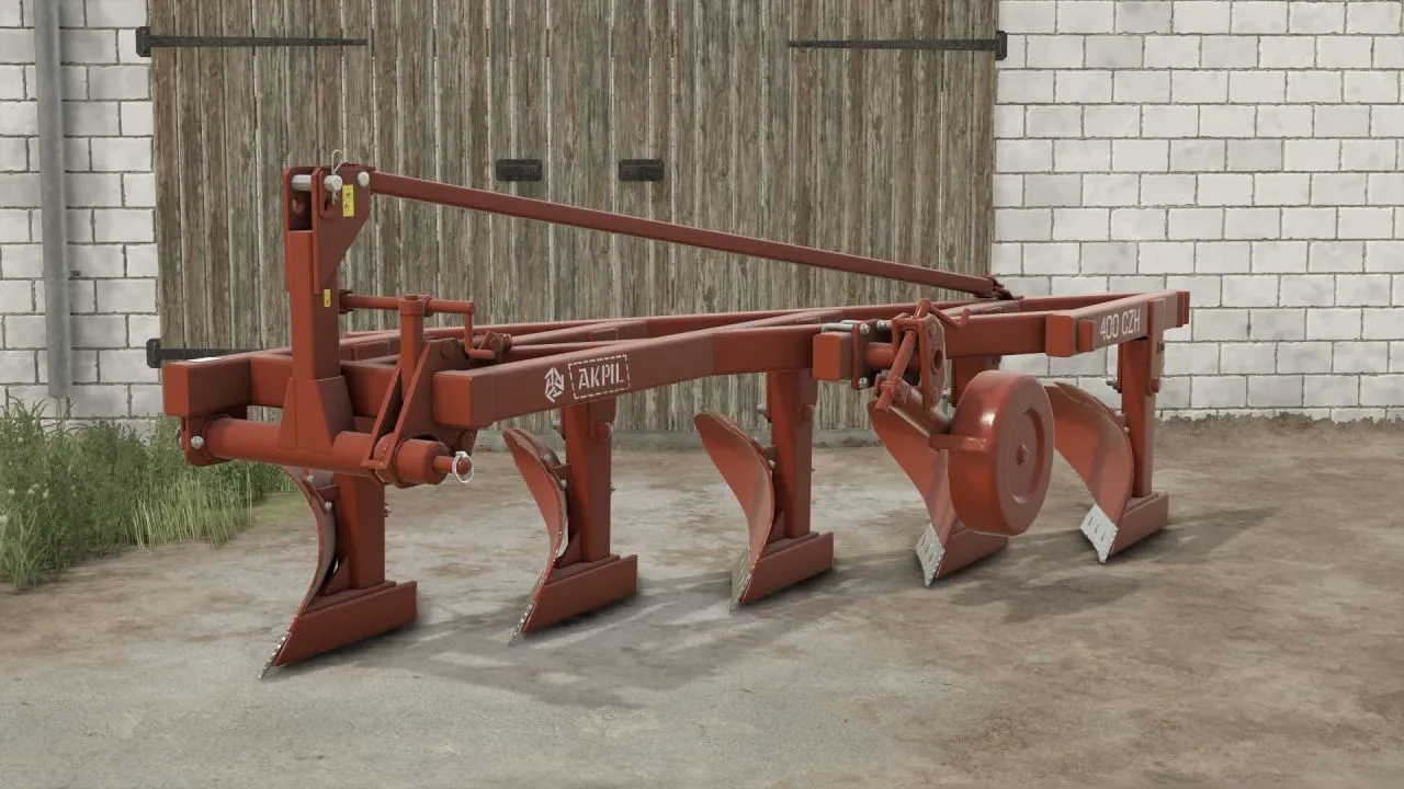Ефективний Плуг Akpil 400 CZH для Farming Simulator 25 — Точна Оранка 1,6 м