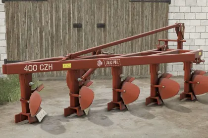 Ефективний Плуг Akpil 400 CZH для Farming Simulator 25 — Точна Оранка 1,6 м — 2