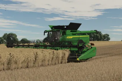 Комбайн John Deere S7 для Farming Simulator 25