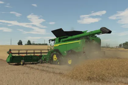 Комбайн John Deere S7 для Farming Simulator 25 — 2