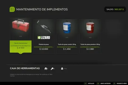 Скрипт Implement Maintenance для Farming Simulator 25 — 2