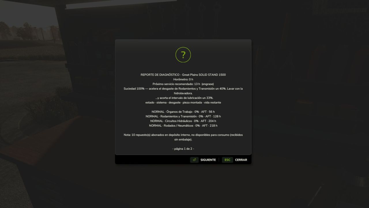Скрипт Implement Maintenance для Farming Simulator 25