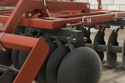 Effektiver Grubber Akpil V-4 für Farming Simulator 25 — Schnelle Bearbeitung 2,5 m — 3