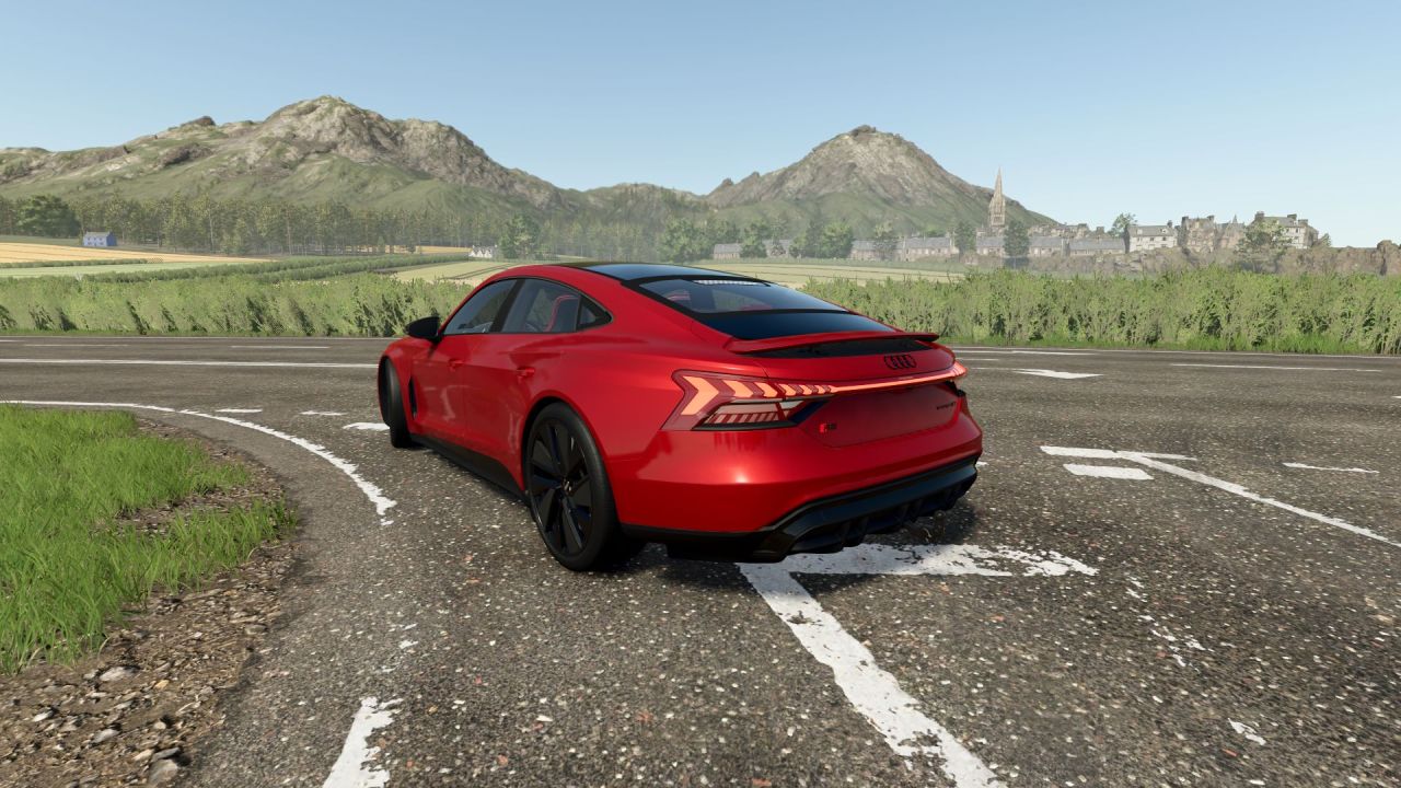 Audi e-Tron GT 2022 для Farming Simulator 25