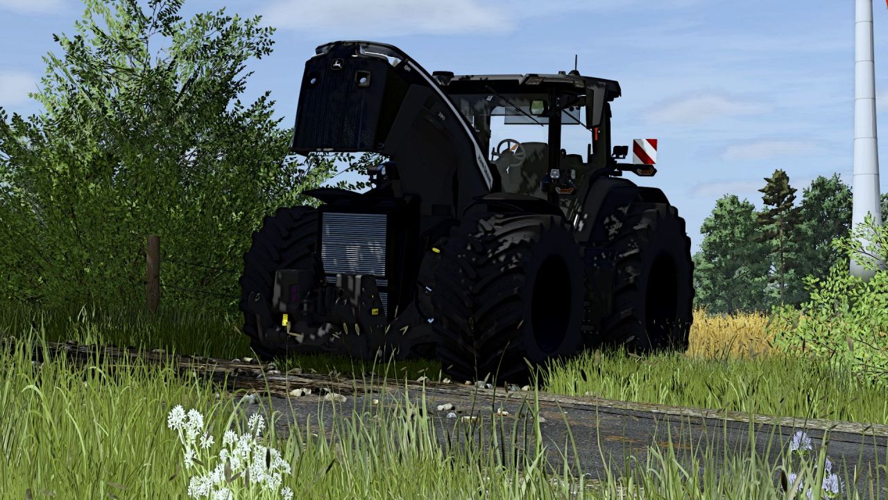 Трактор John Deere 8R для Farming Simulator 25