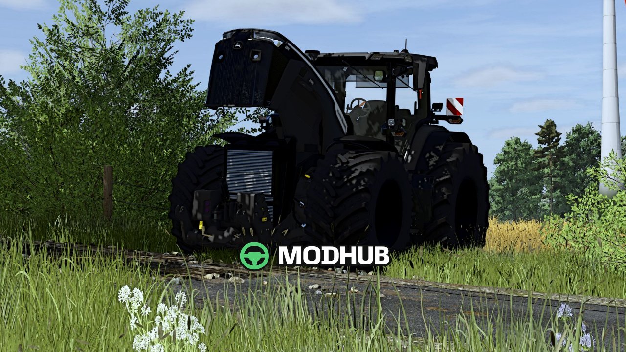 Трактор John Deere 8R для FS25