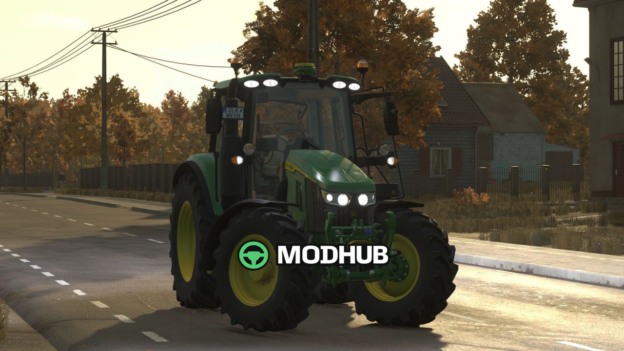 Трактор John Deere 6M Series V1.5 для FS25
