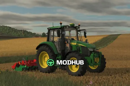 Трактор John Deere 6M Series V1.5 для FS25 — 4