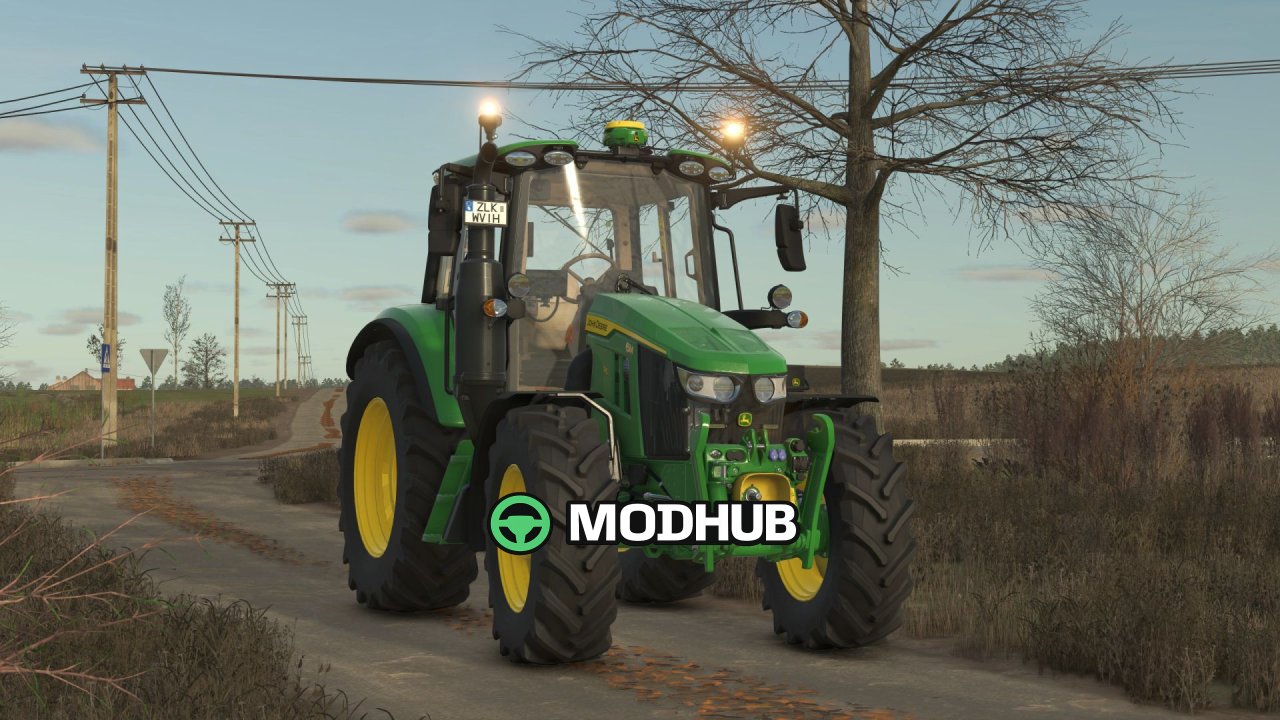 Трактор John Deere 6M Series V1.5 для FS25