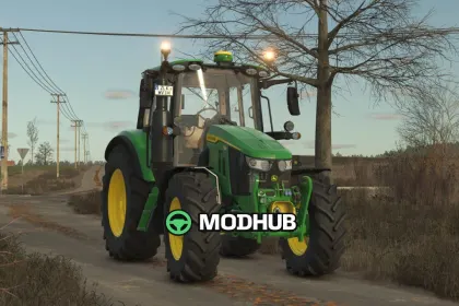Трактор John Deere 6M Series V1.5 для FS25 — 6
