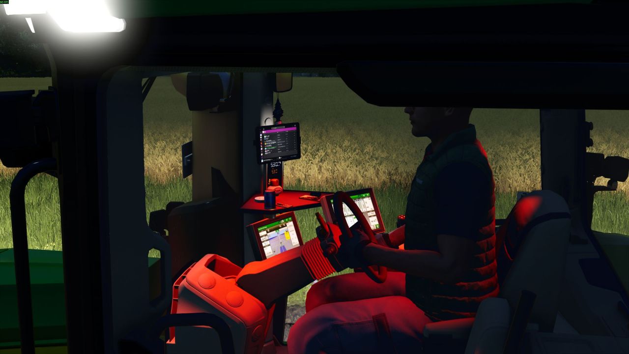 Leistungsstarker Traktor John Deere 8R Series Edit mit LED-Beleuchtung und Stilvollem Innenraum für FS25