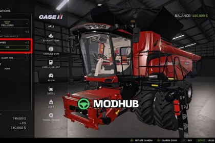 Налаштовувана швидкість розвантаження V1.1 для FS25 — 2