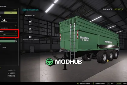 Налаштовувана швидкість розвантаження V1.1 для FS25 — 4