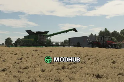 Комбайн John Deere S7 V1.0 для FS25