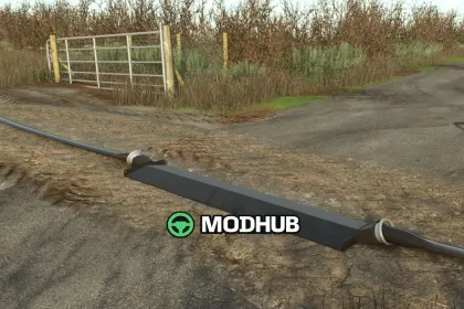 Пандус для труб під навоз FS25 v1.0 — 2